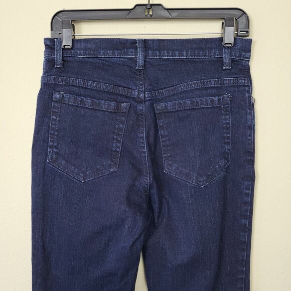 Gloria Vanderbilt Womens Amanda Blue High Rise Denim Straight Leg Jeans Size 6P - Picture 4 of 11